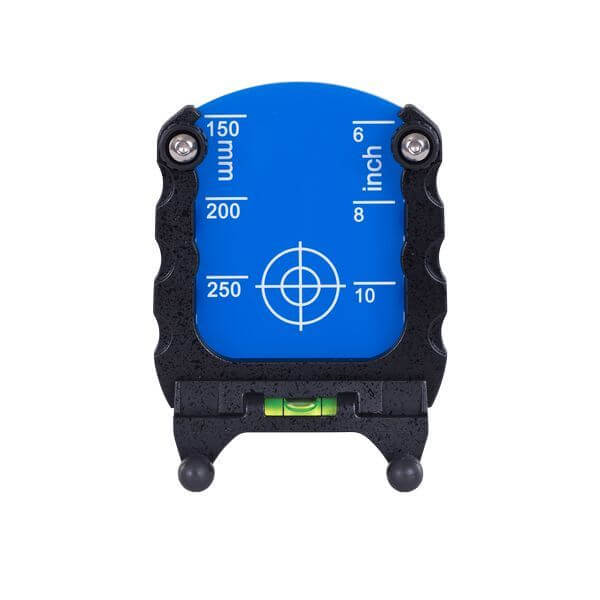 Universal-Zieltafel – blau, höhenverstellbar für grüne Kanalbaulaser