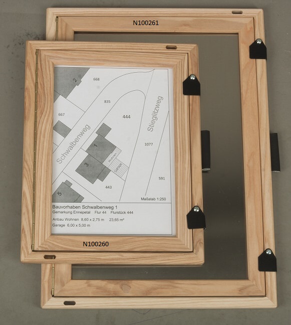 Feldbuchrahmen, A3, Holz