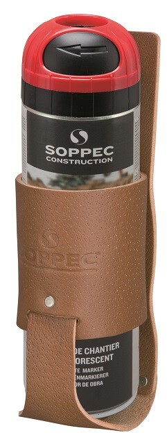 Gürtelholster aus Leder für Markierspraydosen