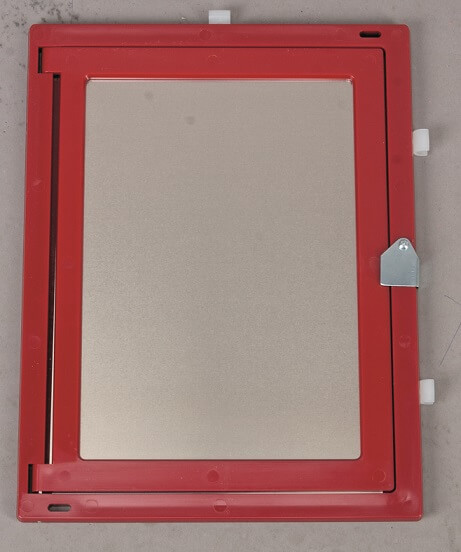 Feldbuchrahmen, A4, Kunststoff, rot