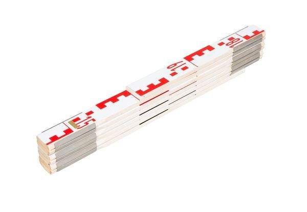 Geometer-Maßstab, Holz, Schenkel 38 cm, L = 2 m