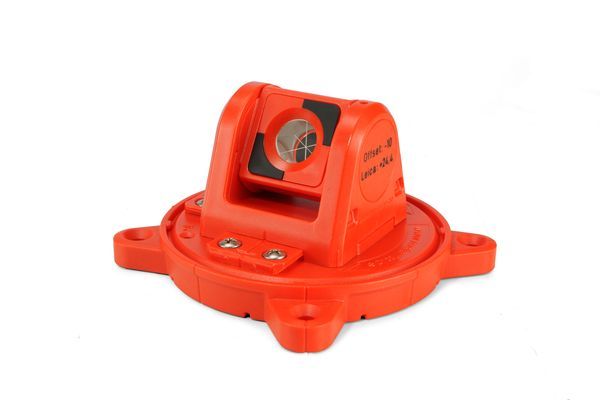 Miniprisma, Ø 17,5mm, rot, 360° drehbar, KA 45mm