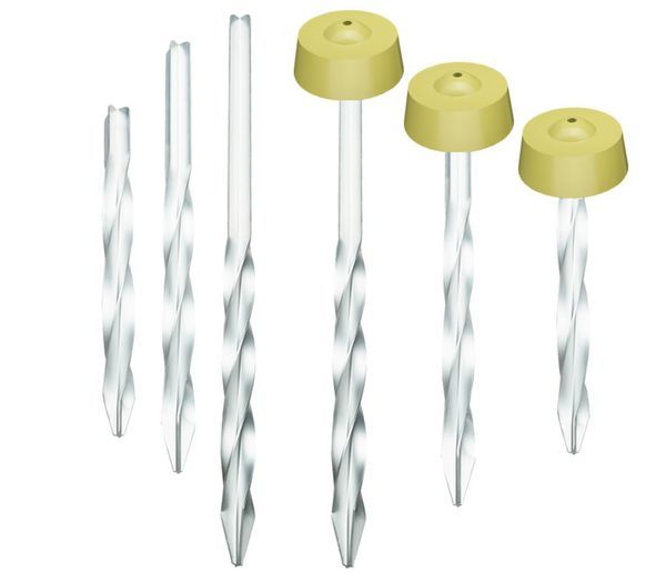 Kreuzanker Alu, gedrallt, vers. Längen