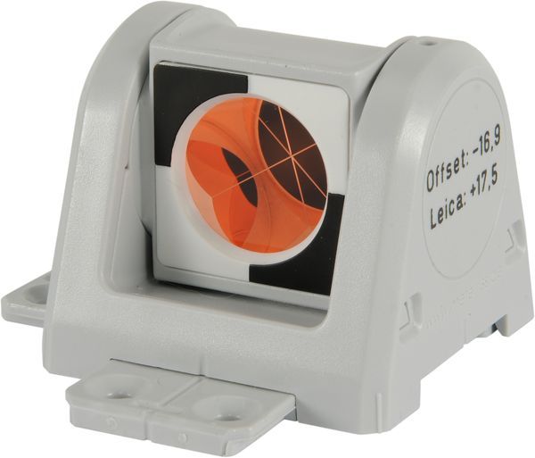 Miniprisma, Ø 25,4mm, 180°drehbar, grau, KA 30mm