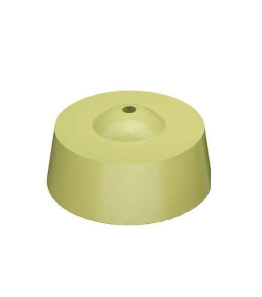 Abschlusskopf Kreuzanker, NP, gelb, Ø 115mm