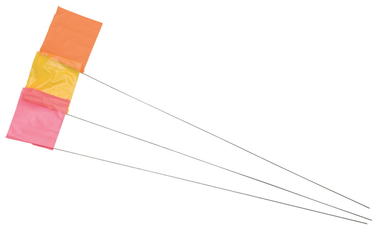 Markierfähnchen 12 x 10 cm, gelb